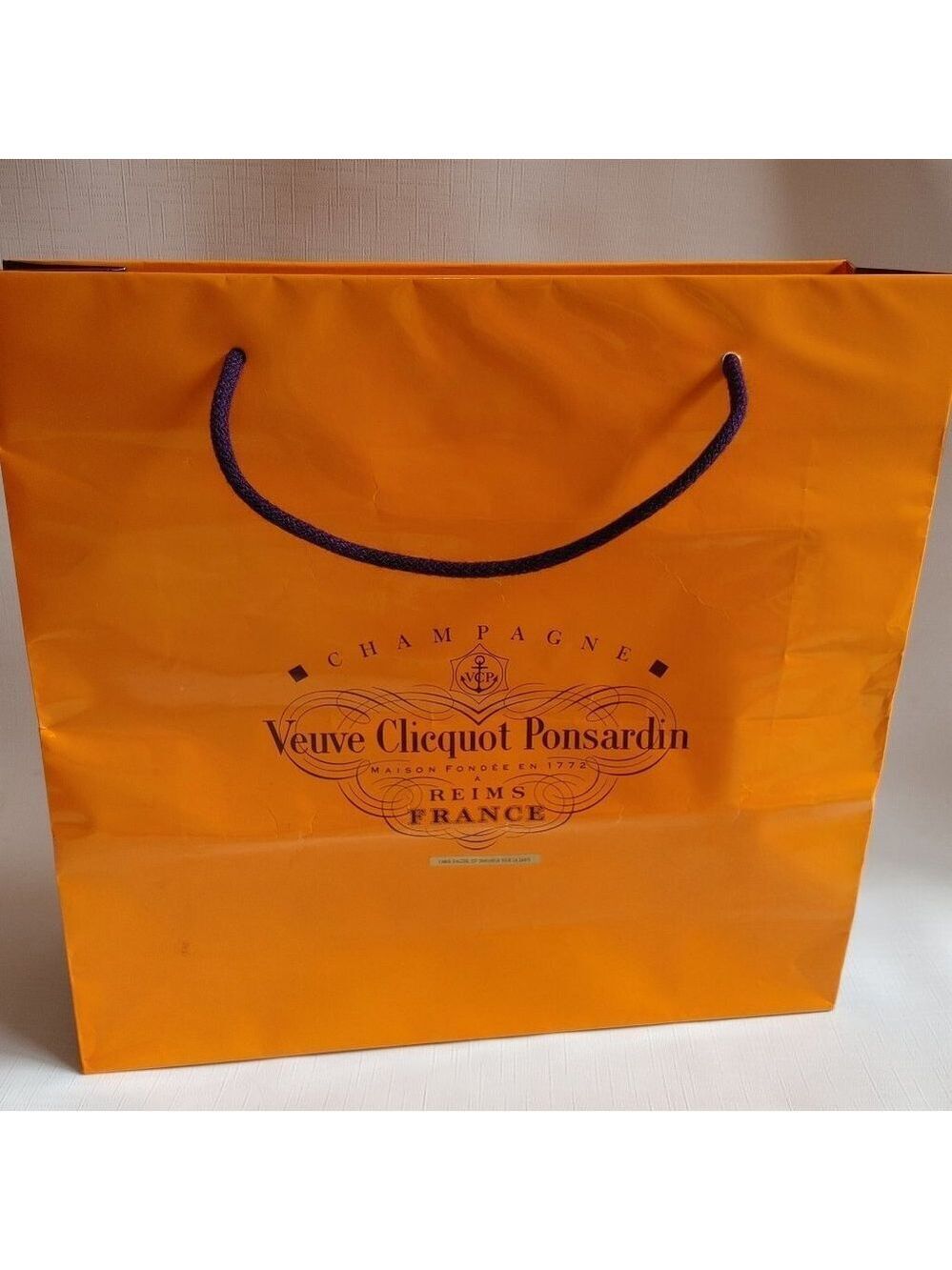 LARGE Veuve Clicquot Ponsardin Brut Champagne Gift Bag